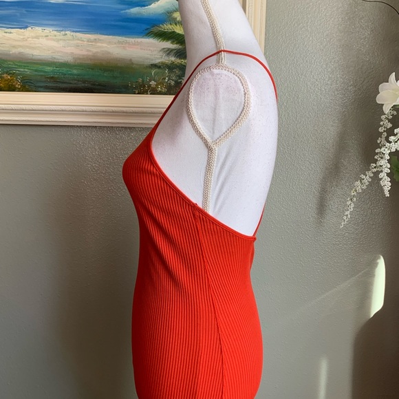 Zara Spaghetti Strap Cross Back Midi Dress Size Small - Picture 13 of 15